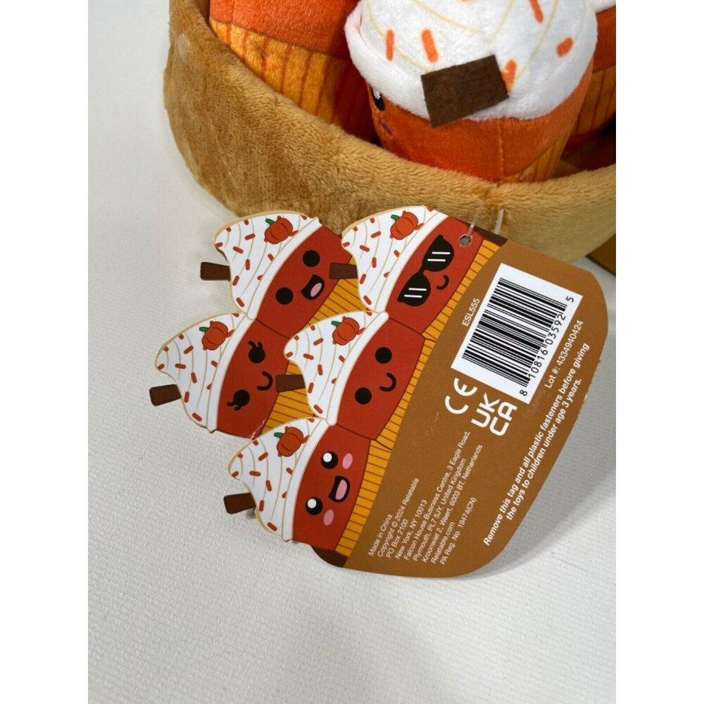 EMOTIONAL SUPPORT PUMPKIN SPICE LATTE Fall Mini Plush 6 Piece Set - Picture 11 of 12